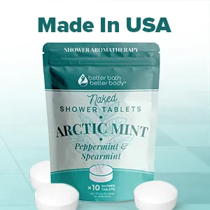 Arctic Mint Shower Tablets (10 Tabs) Peppermint & Spearmint Essential Oils 10 Count (Pack of 1) - pure essential oils