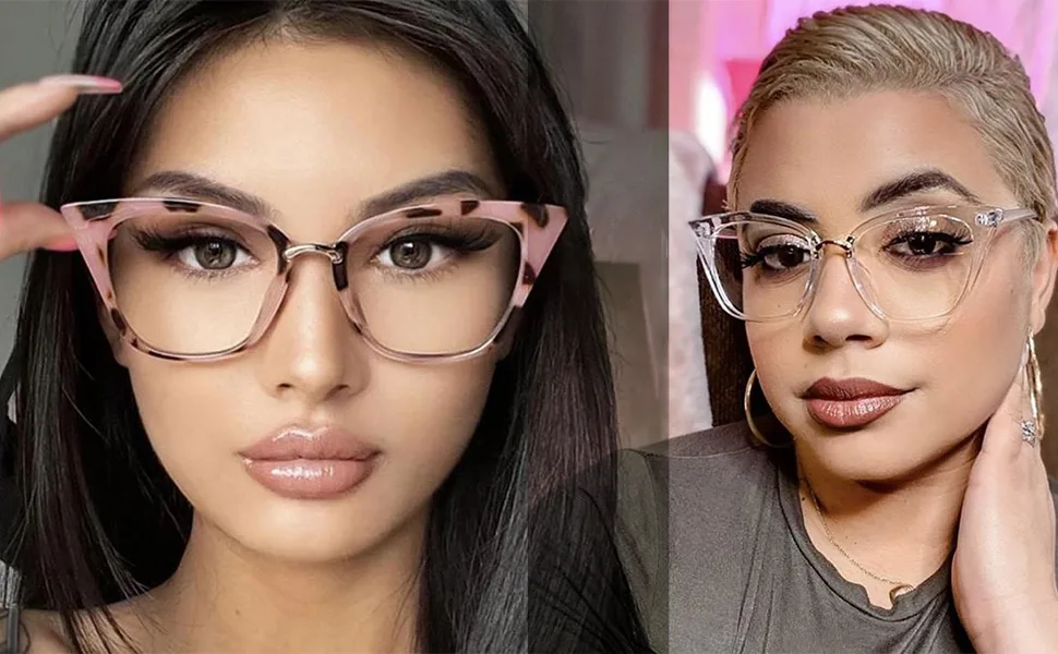 WANWAN Women Cat Eye Reading Glasses Fashion Frame Oversized Quality Readers 1.25 x Clear - product information 6