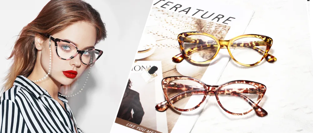NOVIVON Reading Glasses for Women 5 Pack Blue Light Blocking Readers Vintage Cat Eye Eyeglasses Anti Glare Filter UV Ray - reading glasses