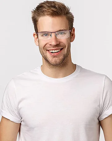 HUYAOPT 2-Pack Blue Light Blocking Reading Glasses Men Women Spring Hinge Computer Reading Glasses Metal Frame (Mixed Color 1.0 Mixed Color 2pcs 1.0 x - Blue Light Blocking Reading Glasses