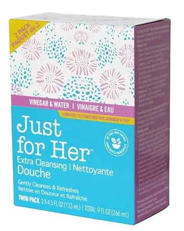 Extra Cleansing Douche 4.5 fl oz Bottle (2-Pack) - Perfect for Vaginal Care & Feminine Wash DS01-2 2 Pack of 9 Fl Oz 2.0 - Just for her