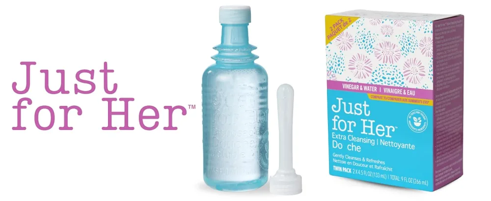Extra Cleansing Douche 4.5 fl oz Bottle (2-Pack) - Perfect for Vaginal Care & Feminine Wash DS01-2 2 Pack of 9 Fl Oz 2.0 - Just for Her