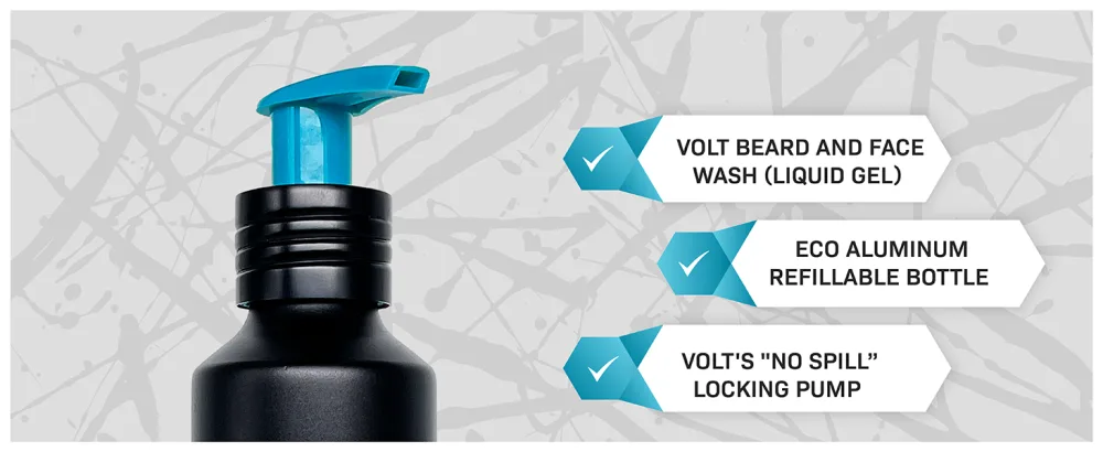VOLT Beard Wash - Natural Ingredients for Optimal Beard Care - 5 Oz (150ml) Outback 5 Fl Oz (Pack of 1) - Features