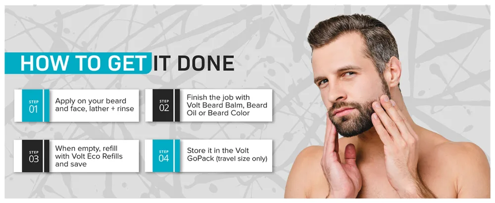VOLT Beard Wash - Natural Ingredients for Optimal Beard Care - 5 Oz (150ml) Outback 5 Fl Oz (Pack of 1) - How to get?