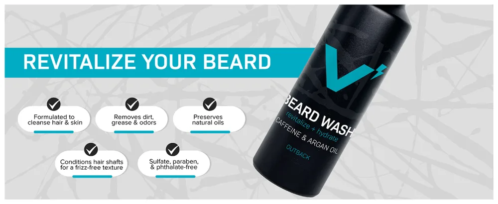 VOLT Beard Wash - Natural Ingredients for Optimal Beard Care - 5 Oz (150ml) Outback 5 Fl Oz (Pack of 1) - REVITALIZE YOUR BEARD