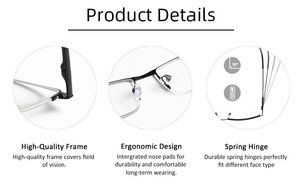 Half-Rim Reading Glasses 3-Pack with Spring Hinges 3-pair Mix 0.5 x - classic Reading Glasses For Men And Women