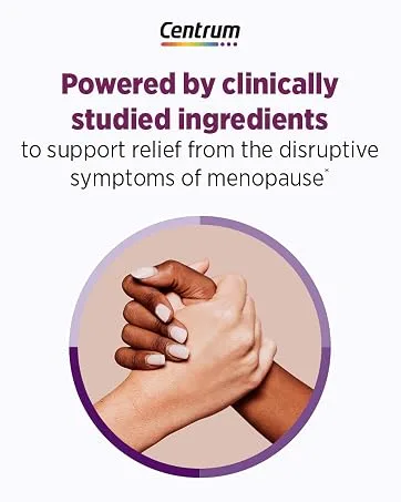 Centrum Restful Sleep Menopause Support Tablets Supplement with Clinically Studied DailyZz and geniVida 28 Count - Centrum Menopause