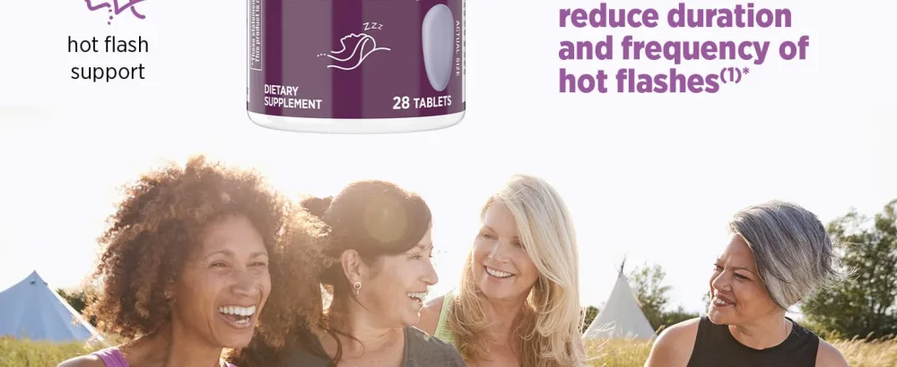 Centrum Restful Sleep Menopause Support Tablets Supplement with Clinically Studied DailyZz and geniVida 28 Count - Centrum Menopause