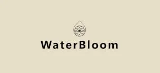 WaterBloom 2 in 1 Laundry Detergent + Fabric Softner Sheets (40 Strips Pack) Infused With Enzymes Enough For up to 80 Small Loads Stress-Free Plastic-Free Environmentally Conscious. Forest - WaterBloom Logo