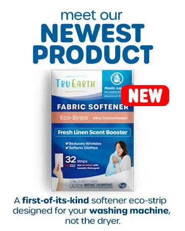 Tru Earth Bundle: Laundry Detergent Sheets & Fabric Softener Sheets - Plastic Jug-Free Easy-to-Use - Fresh Linen Fresh Linen 32 Count (Pack of 2) - softener