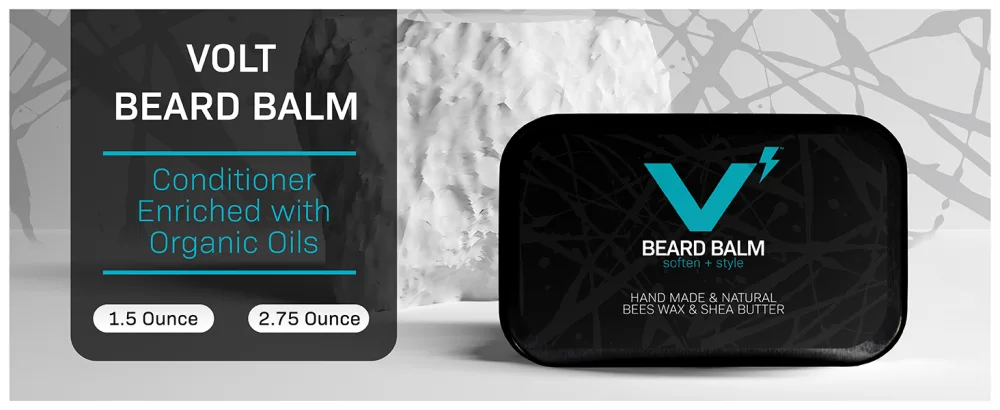 VOLT Beard Balm Men Grooming with Organic Oils Shea and Mango Butter for Texture and Style - Outback 1.5oz Outback 1.5 Ounce (Pack of 1) - Beard Balm men Grooming