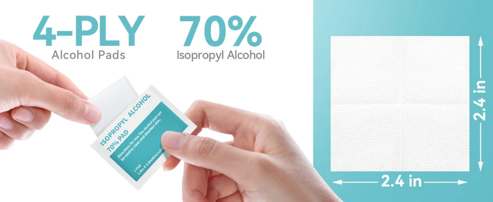 Winner Isopropyl Alcohol 70% Pad 200 Count Individually Wrapped 200 Count (Pack of 1) - Winner Alcohol Prep Pads