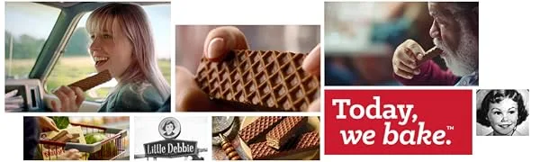 Little Debbie Nutty Buddy Wafer Bars, Crunchy Wafer Bars Layered with Peanut Butter Creme and Covered in Fudge (8 Boxes), Brown - Nutty Buddy Banner