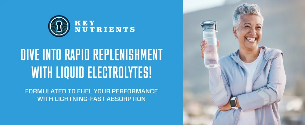 KEY NUTRIENTS Trace Minerals Liquid Electrolytes for Hydration Recovery 4oz - Electrolyte Drops Electrolyte Water Keto Electrolytes - Mineral Drops for Drinking Water - Key Nutrients liquid electrolytes product feature