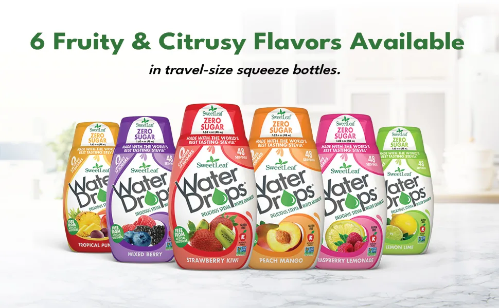 SweetLeaf Water Drops Mixed Berry Pack of 3 - product information 18