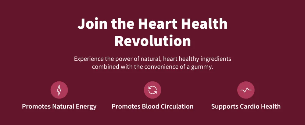 Snap Supplements Heart Beet Gummies Blood Flow and Blood Circulation Supplements Heart Health Supplements 60 Count - image