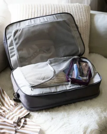 Baggallini Travel Pill Case - Lightweight 3x4 Inch Pill Organizer One Size French Navy - Duffel