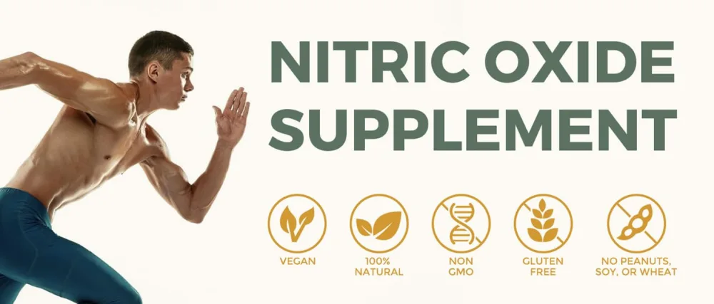 Nitric Oxide Boost - Nitric Oxide Precursor Blend & Nitric Oxide Phytonutrient Blend Supplement for Blood Flow Oxygenation and Blood Pressure Energy- 90 Capsules (2 Bottle) 90 Count (Pack of 2) - Nitric Oxide Boost