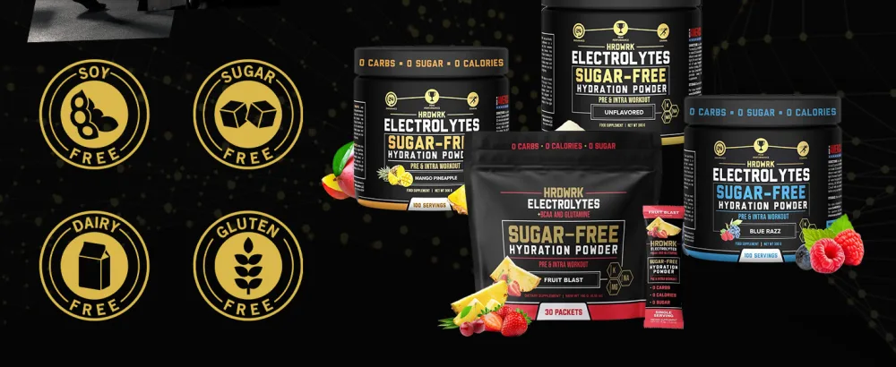 HRDWRK Electrolytes Powder Packets with Magnesium Potassium Sodium Keto Hydration Packets - BCAA Electrolyte Powder Packets with Glutamine 30 Electrolytes Powder Packets Sugar Free (Fruit Blast) Fruit Blast 30 Servings (Pack of 1) - hrdwrk sugar free electrolyte powder packets 5