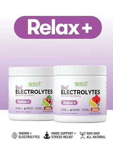 Electrolytes Powder Hydration | Real Food High potency | Watermelon 30 Servings | High potency Electrolyte powder | Hydration drink mix | Electrolyte Supplement with Potassium Magnesium Calcium - stress relief mood support electrolyte supplement sleep