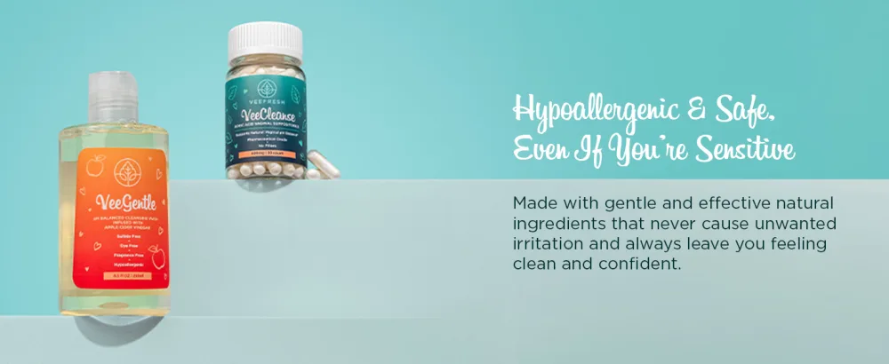 VeeFresh VeePower Lite Bundle - A Convenient Feminine Care Bundle for Any-Time Freshness & Odor Control - VeeCleanse Boric Acid Suppositories + VeeGentle Feminine Wash for pH Balance - product information 19