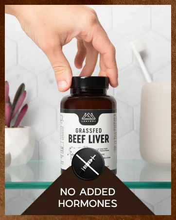 Grass Fed Beef Liver Capsules | Dessicated Liver Supplement | Freeze Dried Liver Pills | 30 Servings | 3000 mg | 120 Count - beef liver beef liver capsules beef liver supplement beef liver supplement grass fed beef organ