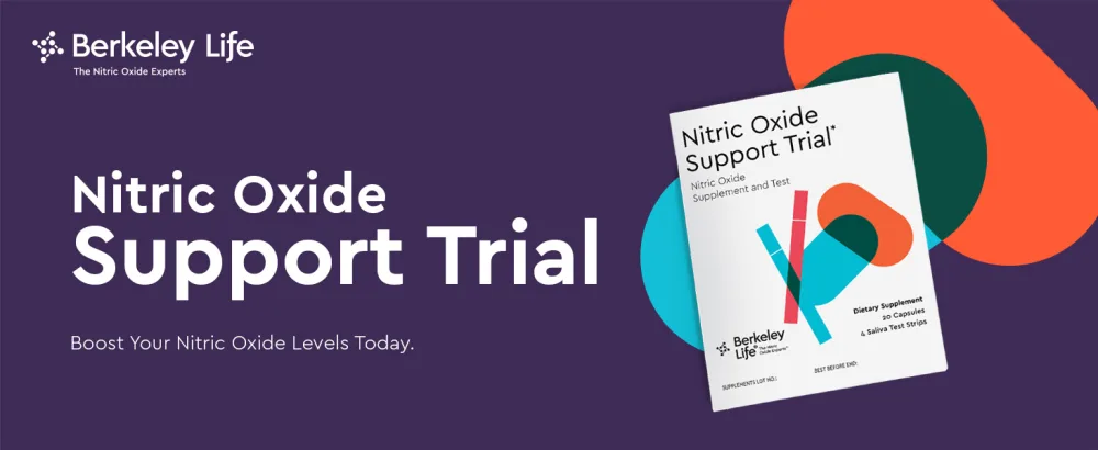 Berkeley Life Professional - Nitric Oxide Booster & Test Strips - 20 Day Capsules and 4 Test Strips - Trial Pack - Berkeley Life - NO Trial Pack - B0CS7GFHGZ