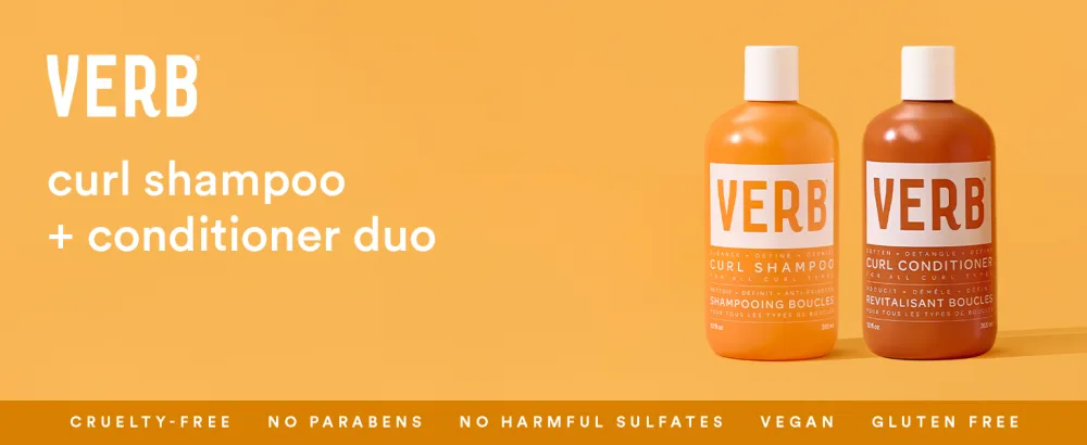 Verb Curl Shampoo & Conditioner Duo 12 Fl Oz (pack of 2) - curl shampoo and conditioner bottles