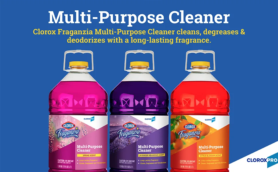 CloroxPro Fraganzia Multi-Purpose Cleaner Spring Scent 175 Fluid Ounces (Package May Vary) - Fraganzia