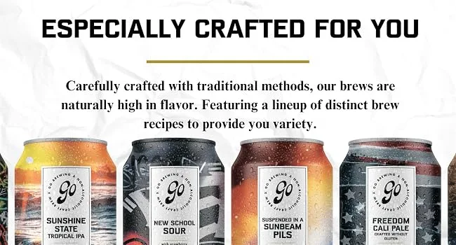 Go Brewing 12 Mixed Pack Non-Alcoholic Craft Brew Classic Ingredients Featuring Multiple Flavors Assorted Varieties Low-Calorie Beverage Choices - 12 Fl Oz Cans Mixed Pack 12 Fl Oz (Pack of 12) - lite day brewery sober time zero 12 beverage cerveza company light spirits soda vodka root hazy