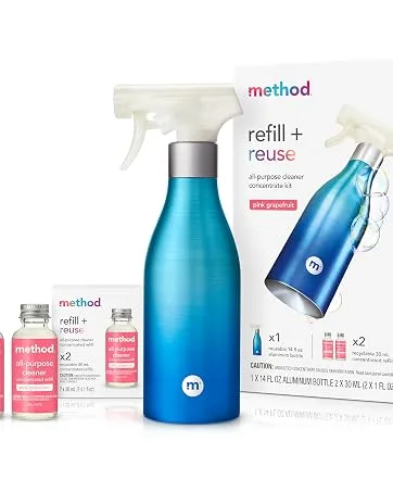 Method All-Purpose Cleaning Wipes Pink Grapefruit Multi-Surface Compostable 70 Count (Pack of 6) Pink Grapefruit 70 Count (Pack of 6) - all purpose cleaner, cleaning concentrates