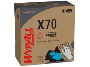 WypAll Power Clean X80 Heavy Duty Cloths (41055) Extended Use Jumbo Roll Red 475 Sheets / Roll 1 Roll / Case - product information 17