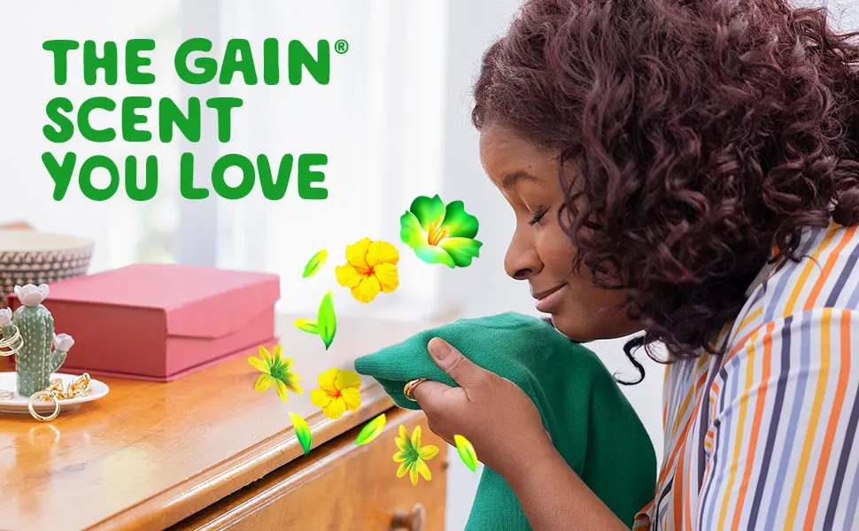 Gain Fabric Softener Original Scent 140 fl oz 190 Loads HE Compatible Packaging may vary 140 Fl Oz (Pack of 1) - The Gain scent you love