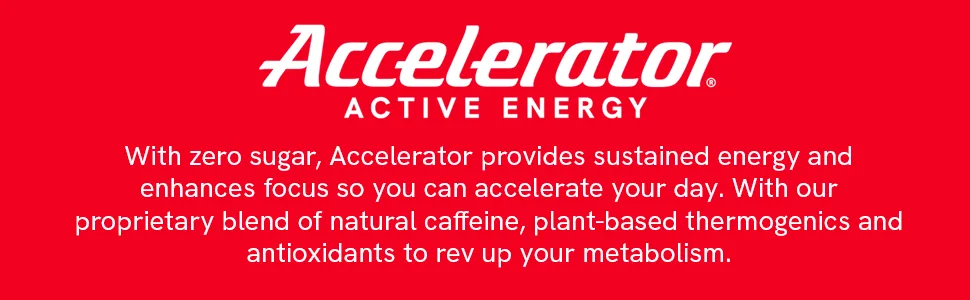 Accelerator Rocket Pop Energy Drink 12 fl oz can (Pack of 12) - Accelerator