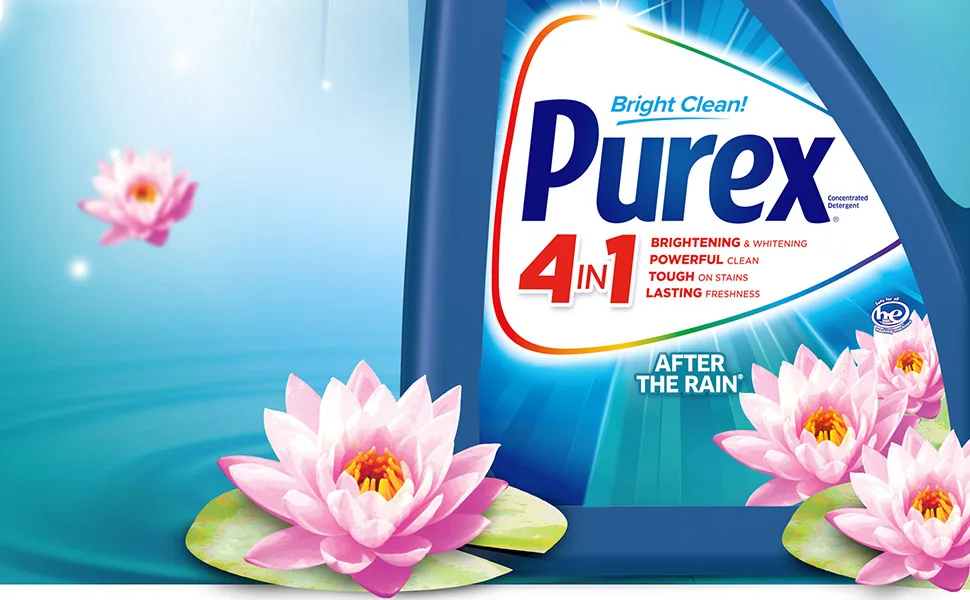 Purex Liquid Laundry Detergent After The Rain 150 oz (115 loads) 150 Fl Oz (Pack of 1) - Purex After the Rain