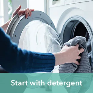Downy Rinse & Refresh Laundry Odor Remover And Fabric Softener Cool Cotton 48 Fl Oz HE Compatible Laundry Sanitizer Safe On All Fabrics (Pack of 2) - Start with detergent