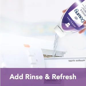 Downy RINSE & REFRESH Laundry Odor Remover and Fabric Softener Fresh Lavender 48 fl oz Safe on ALL Fabrics Gentle on Skin HE Compatible (Pack of 2) - Add Rinse & Refresh