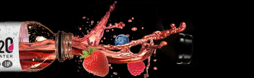 Protein2o Flavored Protein Water Berry Splash 12 pack Mixed Berry - product information 2