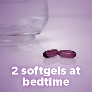 Amazon Basic Care Sleeptime Nighttime Sleep-Aid Softgels Diphenhydramine HCl 25 mg Relieves Occasional Sleeplessness 48 Count 48 Count (Pack of 1) - 2 softgels at bedtime
