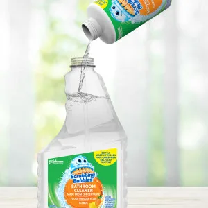 Scrubbing Bubbles Multi-Surface Bathroom Cleaner Concentrate Two 2.9 oz Concentrated Refill Bottles 5.8 Fl Oz (Pack of 1) - Scrubbing Bubbles Bathroom Cleaner Concentrate Starter Pack
