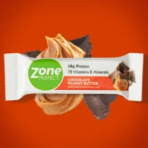 Zone Perfect Nutrition Bars Chocolate Peanut Butter - 5 CT Chocolate Peanut Butter 5 Count - ZonePerfect Chocolate Peanut Butter