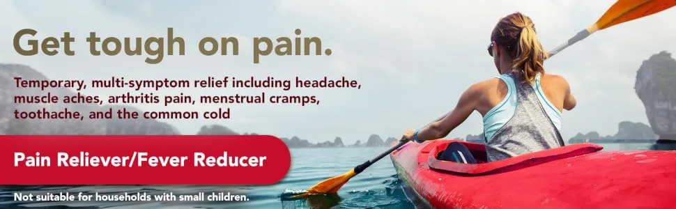 GoodSense Extra Strength Acetaminophen Caplets 500 mg Pain Reliever and Fever Reducer 100 Count 50 Pouches of 2 Caplets - Acetaminophen is tough on pain. multi-symptom relief