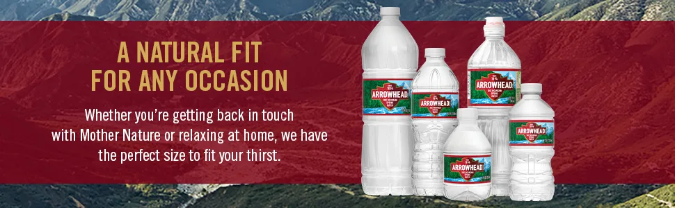 Arrowhead Mountain Spring Water 1 Gallon Unflavored 128 Fl Oz (Pack of 1) - RSW PDP AH