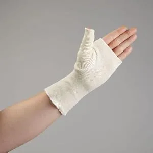 Rolyan Splint Liners Durable Wrist/Hand/Thumb Padding Liners Extra Thick & Extra Soft Cotton Universal Size Black Pack of 10 Black Wrist/Hand/Thumb - product information 1