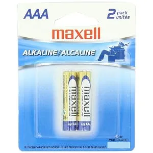 Maxell 723807 Ready-to-go Long Lasting and Reliable AAA Alkaline Battery AAA Cell 2 Pack with High Compatibility - product information 1