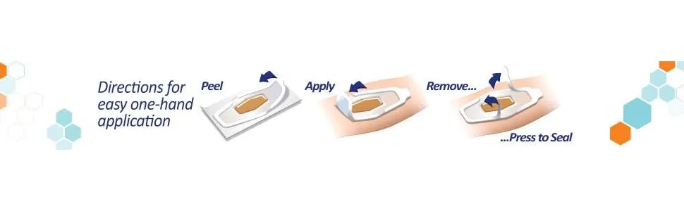 Nexcare Waterproof Clear Bandages for Knee and Elbow Dirtproof Germproof 8-Count Packages (Pack of 6) - Bandage Application