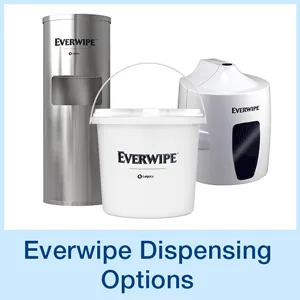 Tork Everwipe Disinfectant Wet Wipe Canister White Cleans and Deodorizes 6 x 75 wipes 192804 (101075) - product information 6