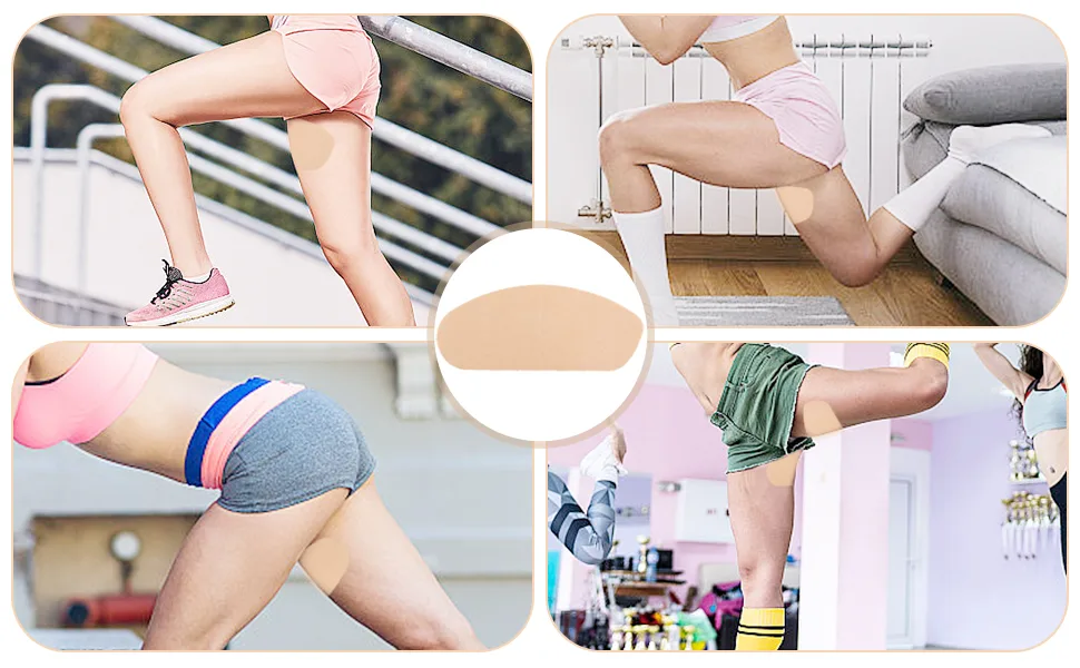 Thigh Lift Tape Thigh Inner Prevention Friction Patch Anti Chafe Thigh Skin Tape Chafing Chub Rub Adhesive Patch-10PCS - product information 2