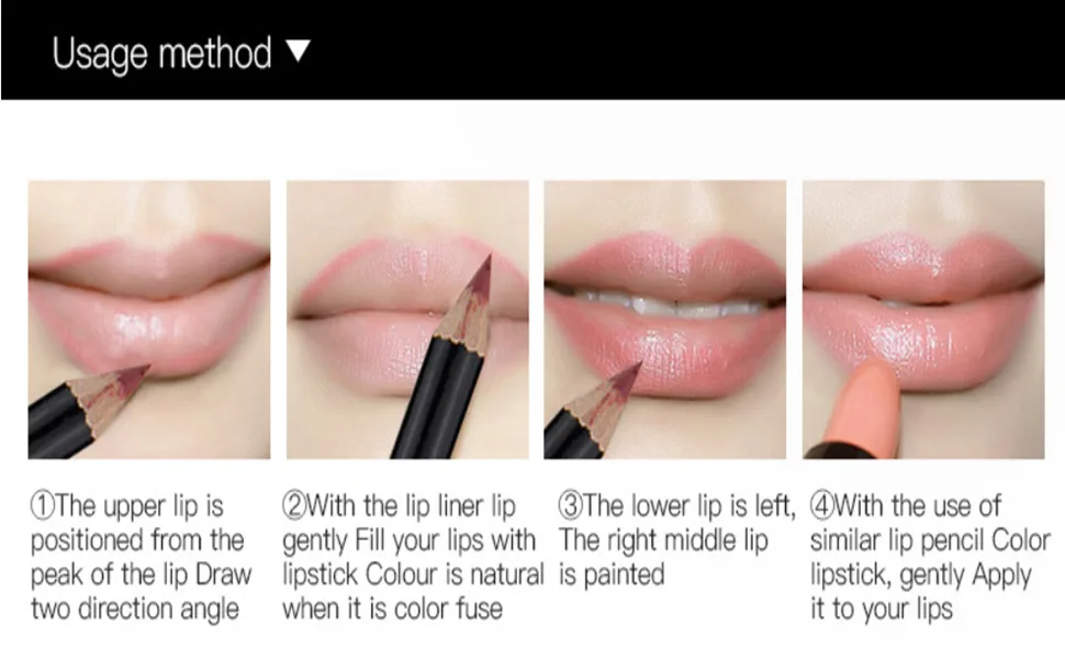 12 Pcs Set Lip Liner Pencil Lot Waterproof Long Lasting Matte Lipstick Lip Pen Makeup Lipstick Pencil Beauty Lips Kit - LIP LINER