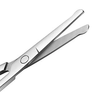6-Pack Small Nose Hair Grooming Scissors Rounded Tip Sharp Manicure Scissors Beauty All Purpose for Men Women Beard Mustache Ear Hair Eyelashes Eyebrow Trimming - Beard scissors